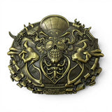 "US Blues" 3D Belt Buckle - Antique Brass Edition