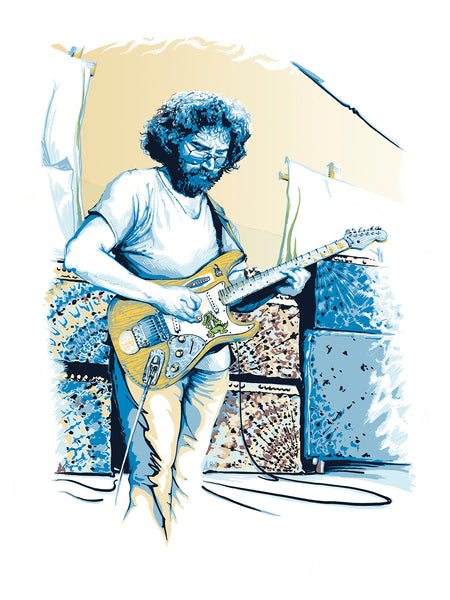 "Alligator" Jerry Garcia - Blue Edition