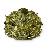 "US Blues" 3D Belt Buckle - Polished Brass Edition