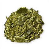 "US Blues" 3D Belt Buckle - Polished Brass Edition