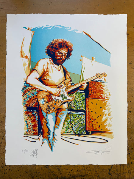 "Alligator" Jerry Garcia - Letterpress Edition