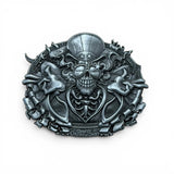 "US Blues" 3D Belt Buckle - Antique Silver Edition